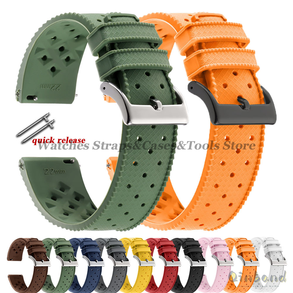 Fossil Smartwatch Accessories - Pasek do zegarka Premium Tropic Silicone