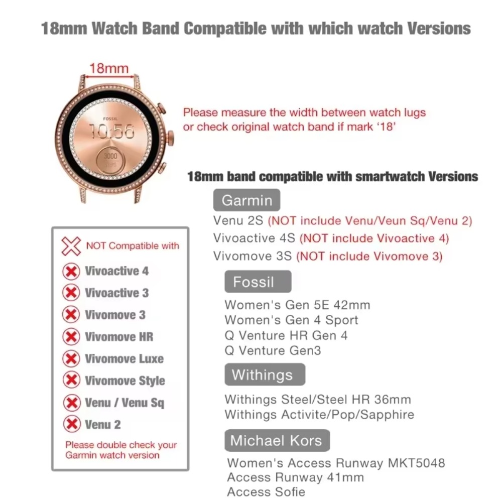 18-milimetrowy silikonowy pase – Titan Smartwatch Accessories recenzja i cena