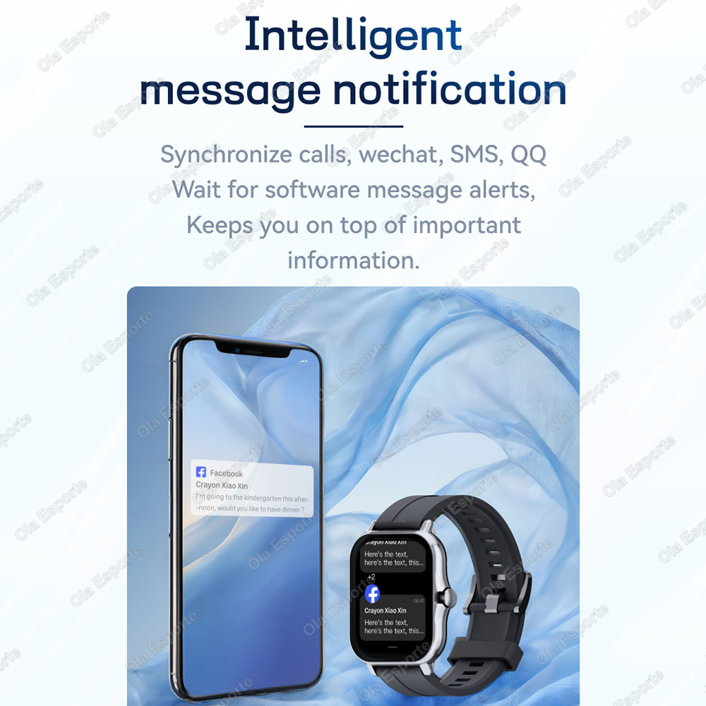 Smartwatch z ekranem HD 1,83