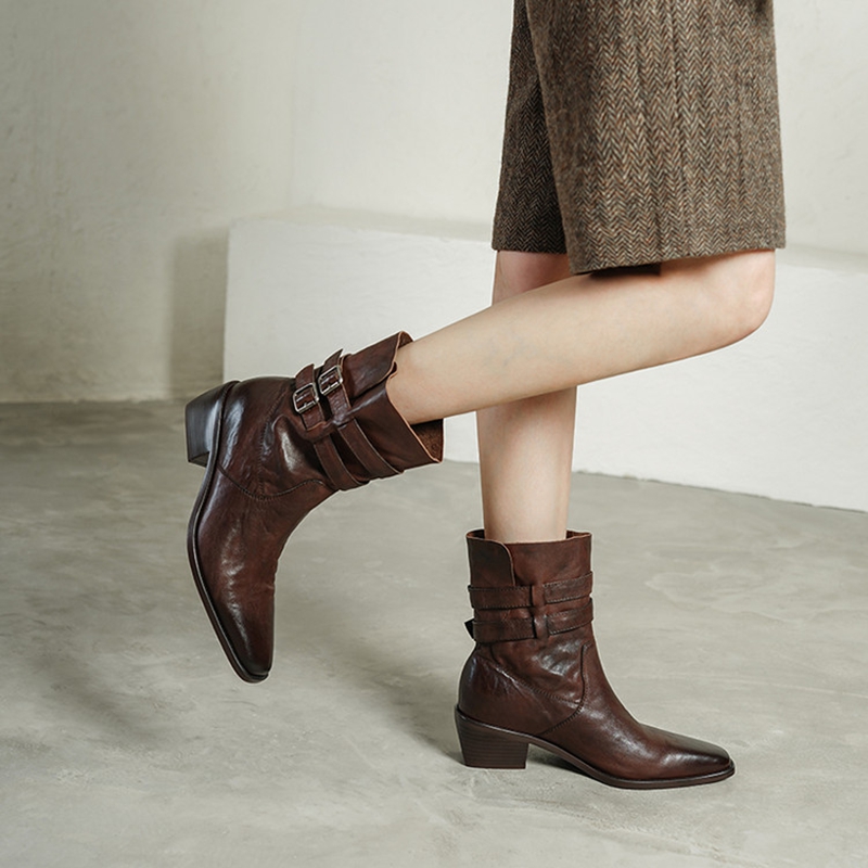 Nowe Jesienne Damskie Botki Sk – Leather Classic Strap recenzja i cena