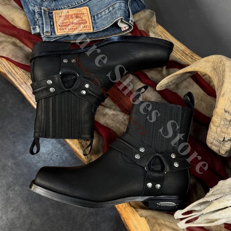 Męskie botki w stylu retro, mo – Leather Classic Strap recenzja i cena